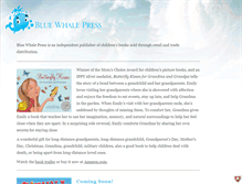 Tablet Screenshot of bluewhalepress.com